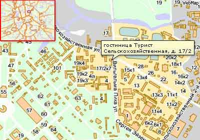 Гостиницы Москвы. Гостиница Турист. 