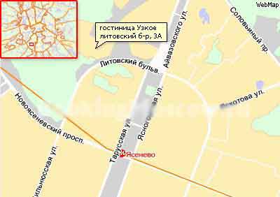Гостиницы Москвы. Гостиница Узкое. 